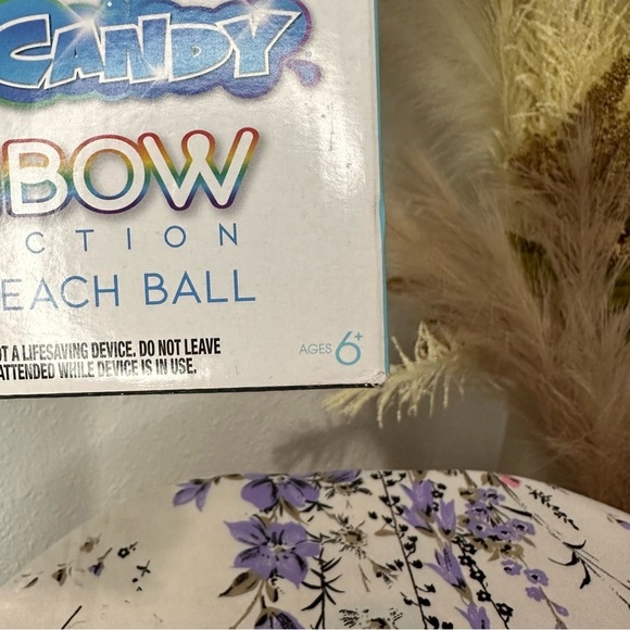 Pool Candy Holographic Inflatable Jumbo Beach Ball Color Changing 13.75" NIB NWT - Picture 8 of 8